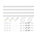 Barrina T5 Grow Lights for Indoor Plants, 2FT 5000K 40W (4 X 10W), 4 Packs | LED Grow Light with Separate Switch