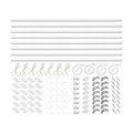 Barrina T5 Grow Lights, 4FT 160W (8 X 20W), 5000K, Full Spectrum, 8 Packs | Grow Light with Separate Switch, Linkable