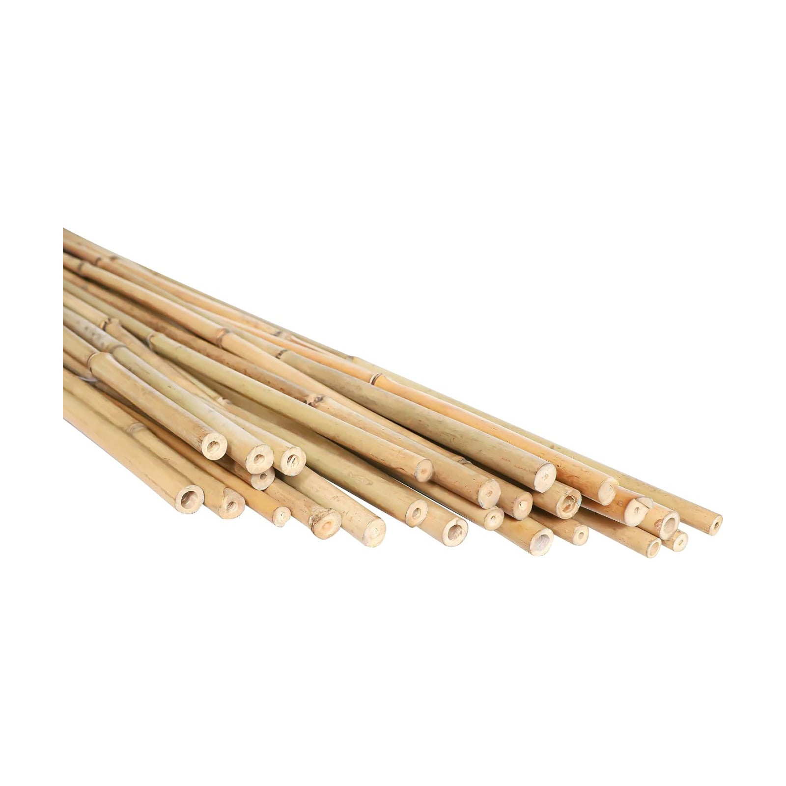 PFNRTH Bamboo Plant Stakes – 25pcs 4FT Natural Bamboo Garden Stakes | Bamboo Sticksfor Tomatoes, Peppers, Beans, Indoor