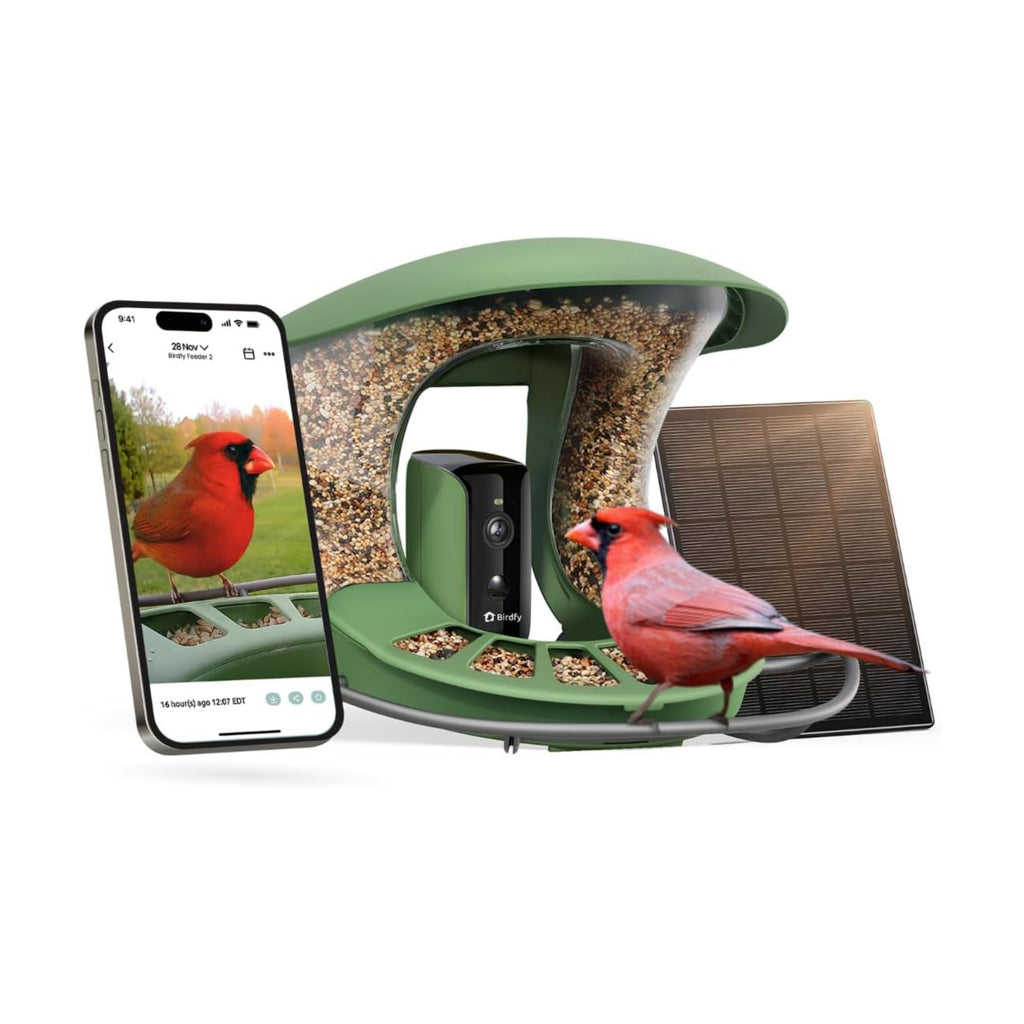 Birdfy 2 Smart Bird Feeder with Camera, 1080P HD for Outdoor Bird Watching