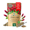 BuildASoil No-Till 60% Clover Seed Mix – 12 Species Cover Crop Seed Blend | No Mow Ground Cover Seeds for Lawn, Garden