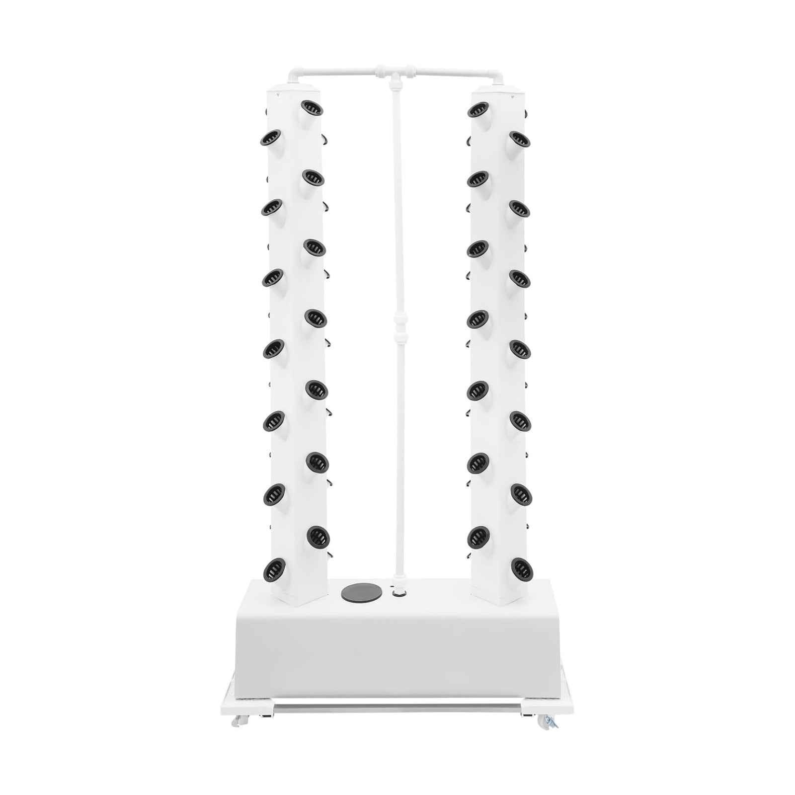 Hydroponic Growing Kit, Vertical Vegetable Planter Tower Hydroponic Germination Tower with 56 Planting Holes and 4