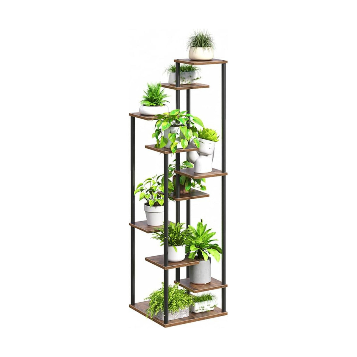 Yzosvki 10 Tier Plant Stand Indoor Tiered Corner Plant Shelf