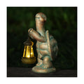Turtle Solar Powered Outdoor Garden Statue, Resin Statue with Solar Light Lantern, Decorative Lawn, Yard Outdoor Turtle