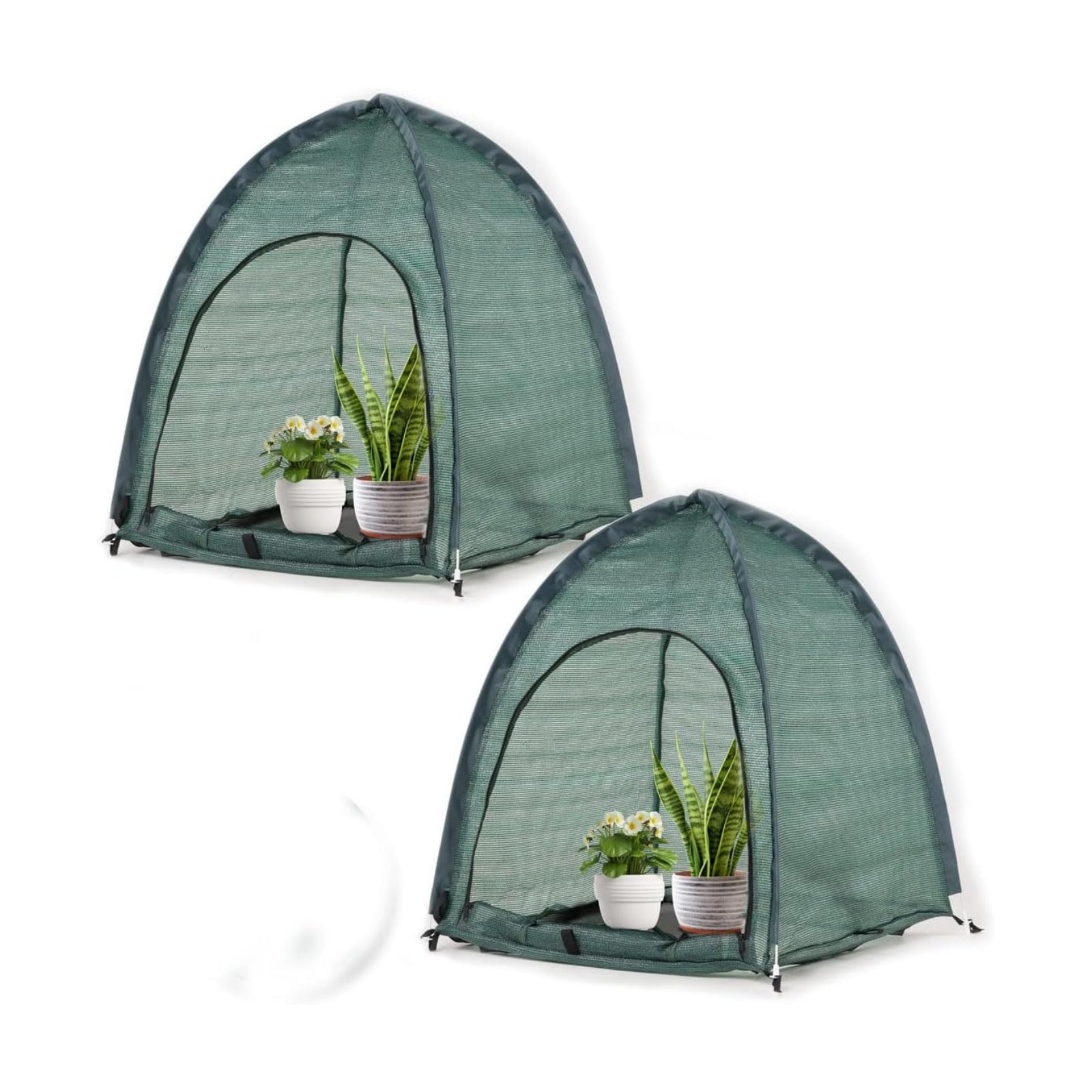 2pack Pop up Plant Sunshade Cloth,Plant Sun Shade Net for Flower UV Resistant Pest Guard Cover for Outdoor Gardens