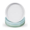 Zubebe 3 Pcs 7 Inch Ceramic Plant Saucer Round Planter Pot Drainage Tray Planter Water Drip Tray Flower Pot Saucers for