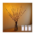 3PCS 30IN LED Lighted Tree Branches Lights with Timer, Battery Operated