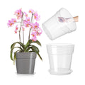 Baderke 3 Pack Clear Nursery Pot,11.65 Inches