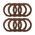 8 PCS Natural Grapevine Wreaths - 10 Inch Beautiful Vine Branch Wreath, Rattan Wreath, Grapevines Wreath Bulk, Ideal for DIY Crafts and Christmas Decorations, Ideal for Outdoor and Indoor Use
