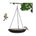 Platform Bird Feeder，11 inch Large Metal Hanging Tray