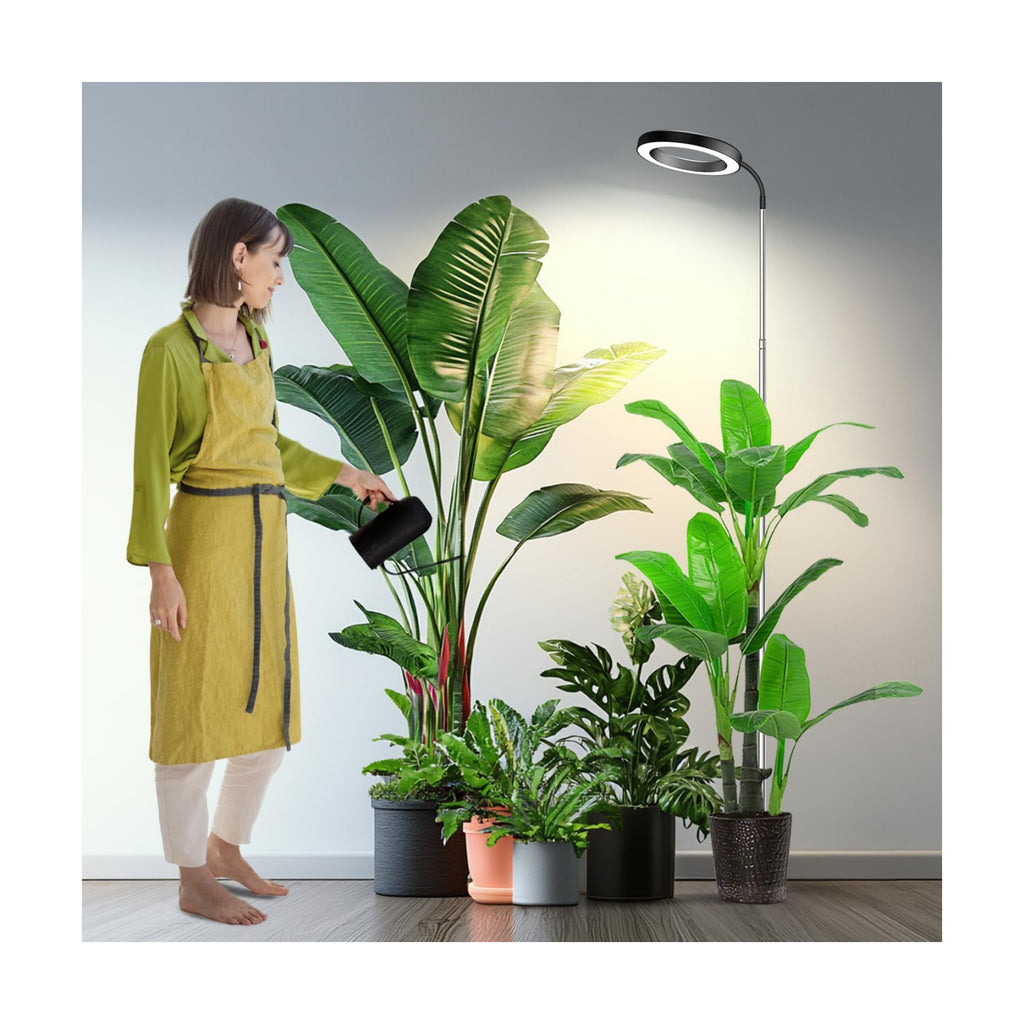 Garpsen Grow Lights for Indoor Plants, 6000K, Height Adjustable, Plug-in