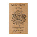 25 Pack Wildflower Seed Packet Wedding Favors – Rustic Kraft Seed Packets Filled with Wildflower Seeds – Bridal Shower