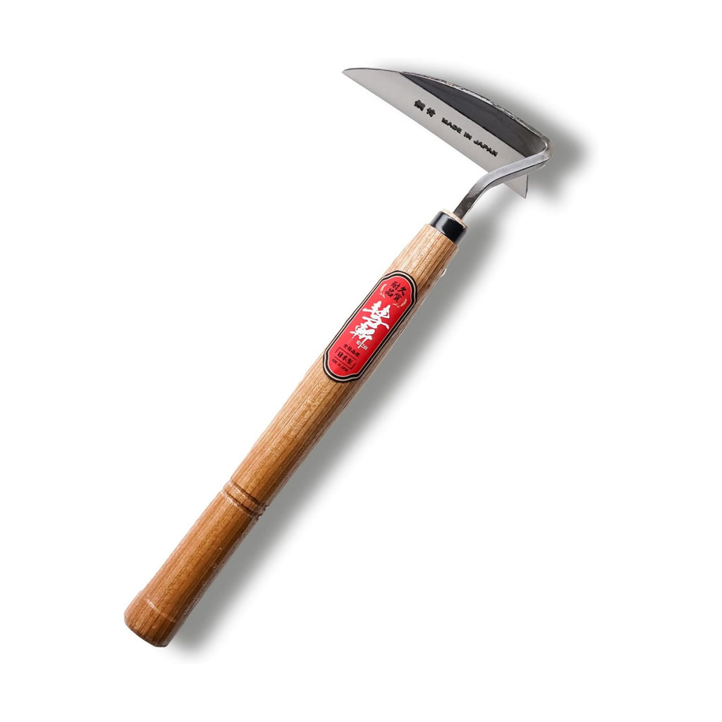 SUIZAN Nejiri Kama Weeding Sickle 13"- Japanese Hand Hoe Weed Puller Tool | Professional Weeder Remover Gardening Tools