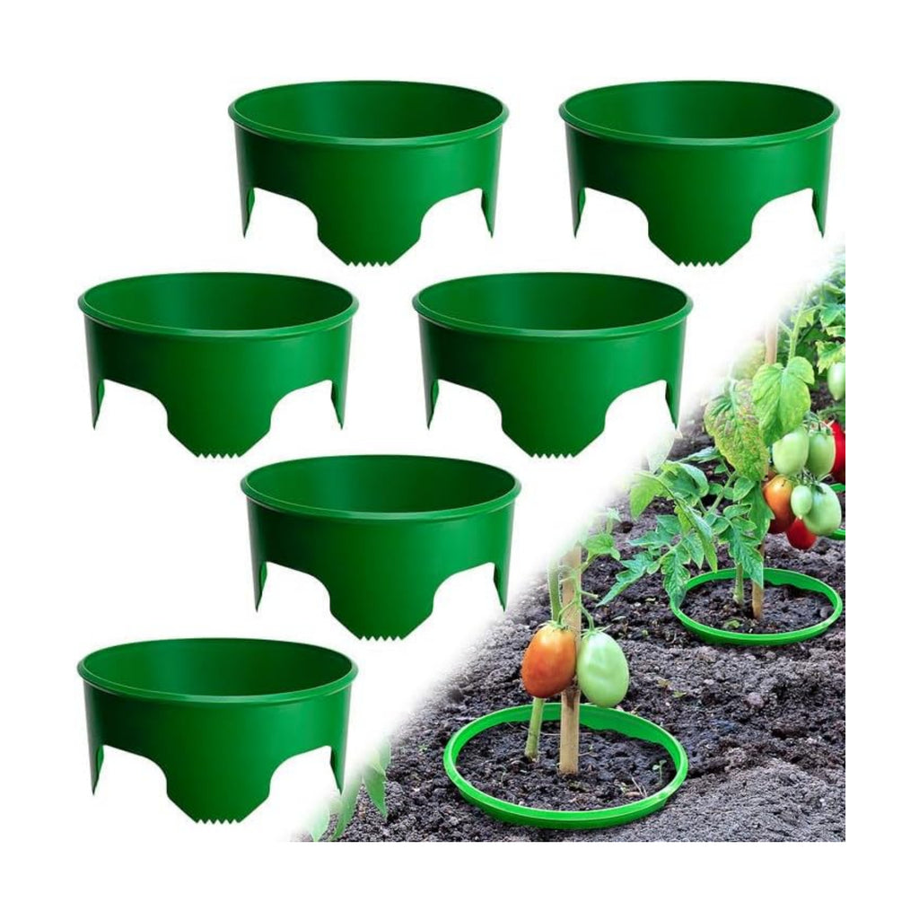 EBaokuup 6 Pcs 10 Inch Planting Grow Rings-Planting Protective Round Edging to Separate Rock and Pest-Planting Rings