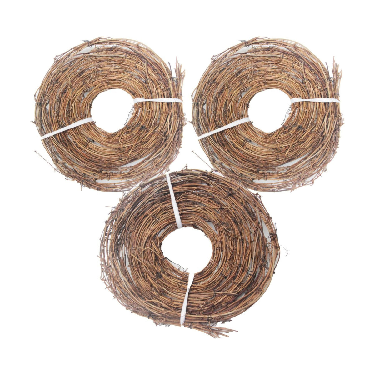 15 Feet Grapevine Garland DIY Crafts Natural Grapevine Twig Vines, 3 PCS Vines Garland Wreaths for Wedding Christmas House Holiday Door Vase Wall Decor