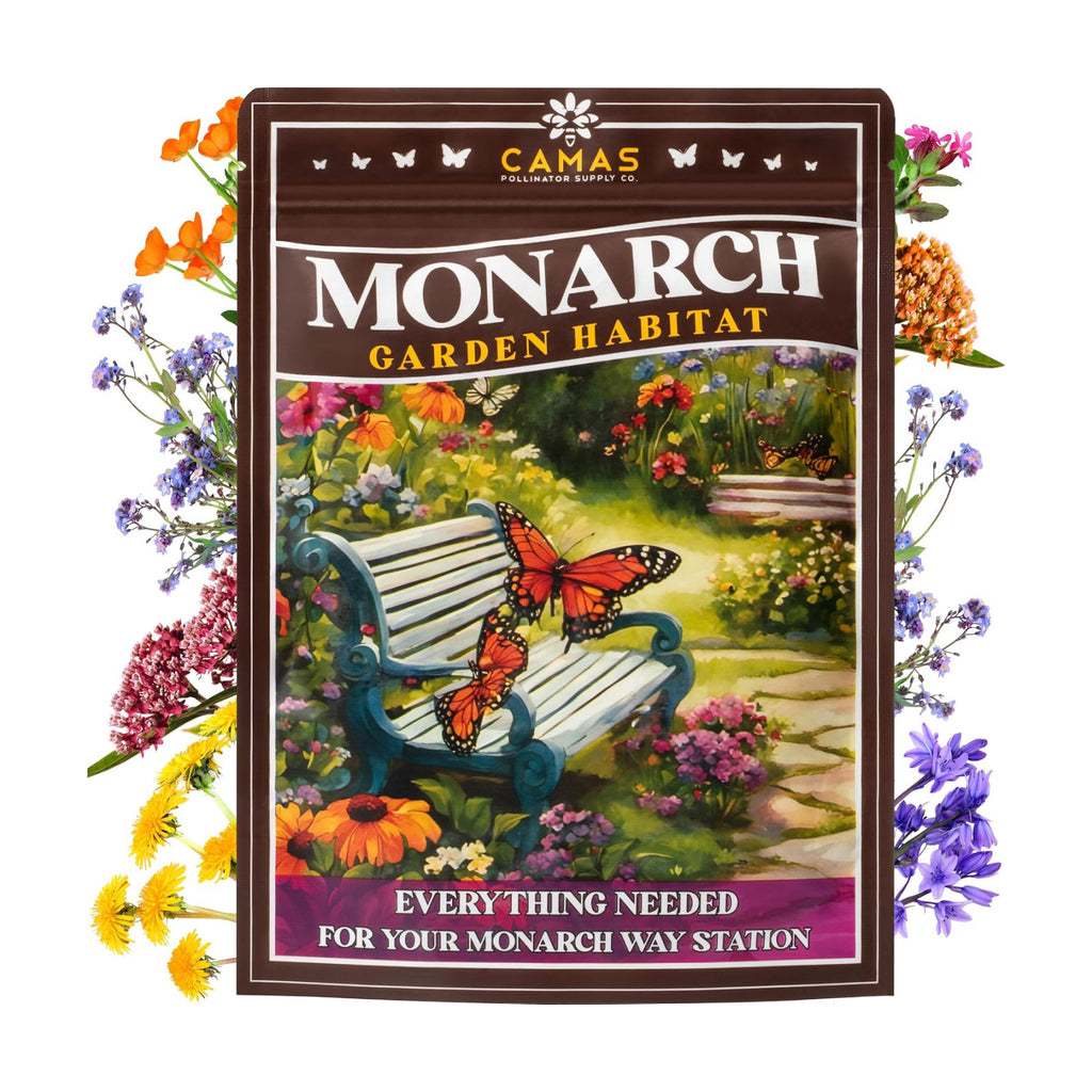 Monarch Butterfly Garden Kit with Milkweed Seeds–Perennial Flower Seeds to Plant Outside| 1/4 Pound Pure Bulk