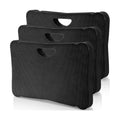 ZENFUN 3 Pack Kneeling Mats, Waterproof Kneeling Pad, Black Heavy Duty Thick Foam Knee Cushion, High Density Premium