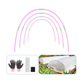 Garden Hoops 120pcs, Sunwuk Greenhouse Hoops for 1-3.5ft Wide Raised Bed, 30 Sets of 5.6ft Long Super Bendable