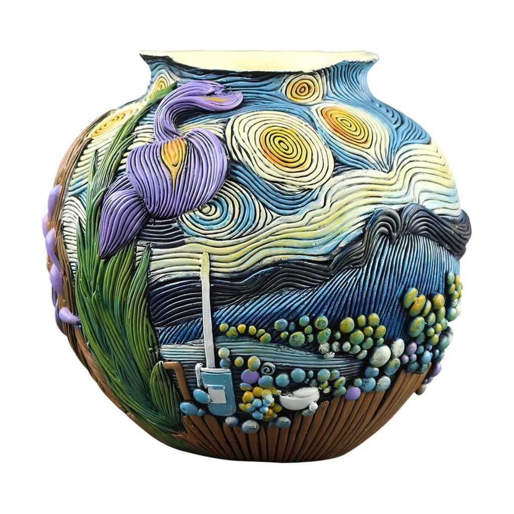 Starry Night Vase Plant Pot Unique Planters for Indoor Plants and Outdoor Plants - Unique Plant Pots and Vases for Home