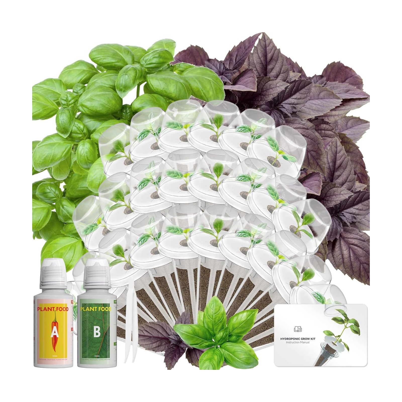 LYKOCLEAN Herb Seed Pod Kit Compatible with AeroGarden Hydroponics Growing System, Complete Indoor Gardening Supply