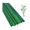 PROWORX 36 Inch 3 Ft Plant Support Garden Stakes 25 PCS, Sturdy Steel Plastic Coated Sticks for Outdoor Growing