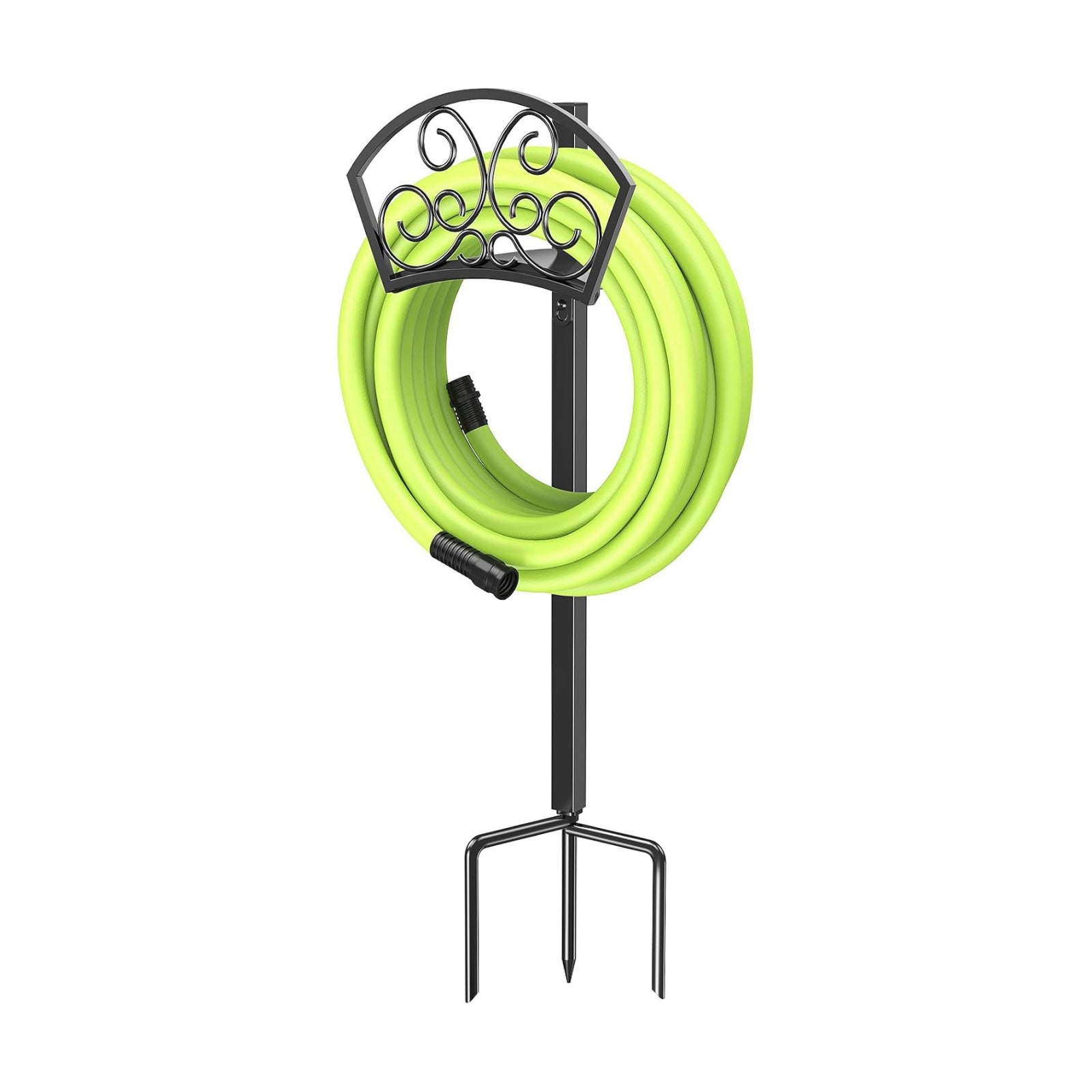 GOFORWILD Hose Holder, Holds 125-Feet of 5/8-Inch Hose, Gift | Garden Decorative Durable Hose Hanger Made of Gauge
