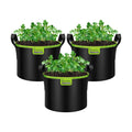 VIVOSUN 3-Pack 5 Gallon AeroBase Grow Bags with Breathable Base | Mesh Fabric, Air Cushion Base, Enhanced Root