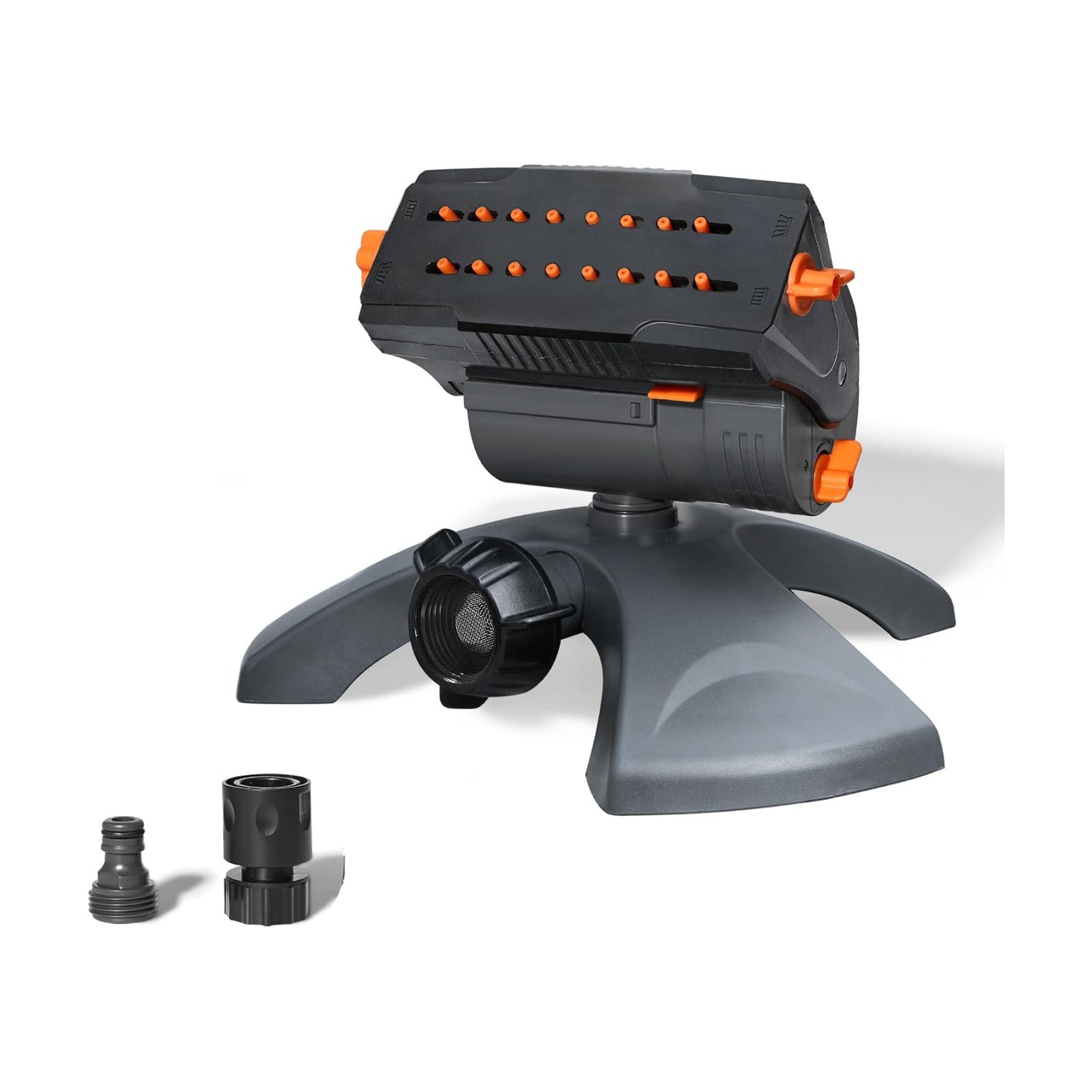 Diivoo Mini Turbo Oscillating Water Sprinklers for Yard, Garden Sprinkler with Large Base, Adjustable Width, Range and