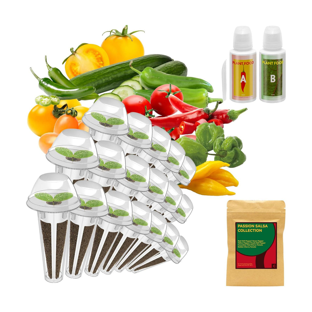 inbloom Salsa Seed Pod Kit for Aerogarden Hydroponics Growing System Kit, 18-Pods (350+ Seeds Included Cherry Tomato