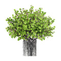 16Pcs Artificial Babys Breath Flowers Real Touch Green Flowers Decorations