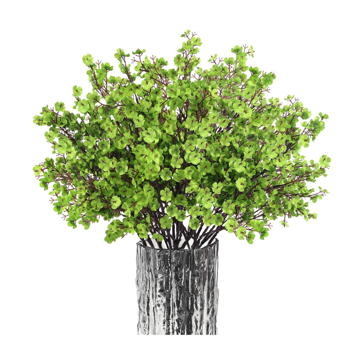 16Pcs Artificial Babys Breath Flowers Real Touch Green Flowers Decorations