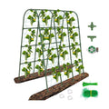 65"×50" Cucumber Trellis for Raised Bed,Tall Metal Arch Garden Trellis for Climbing Plants Outdoor,Vegetables,Plant