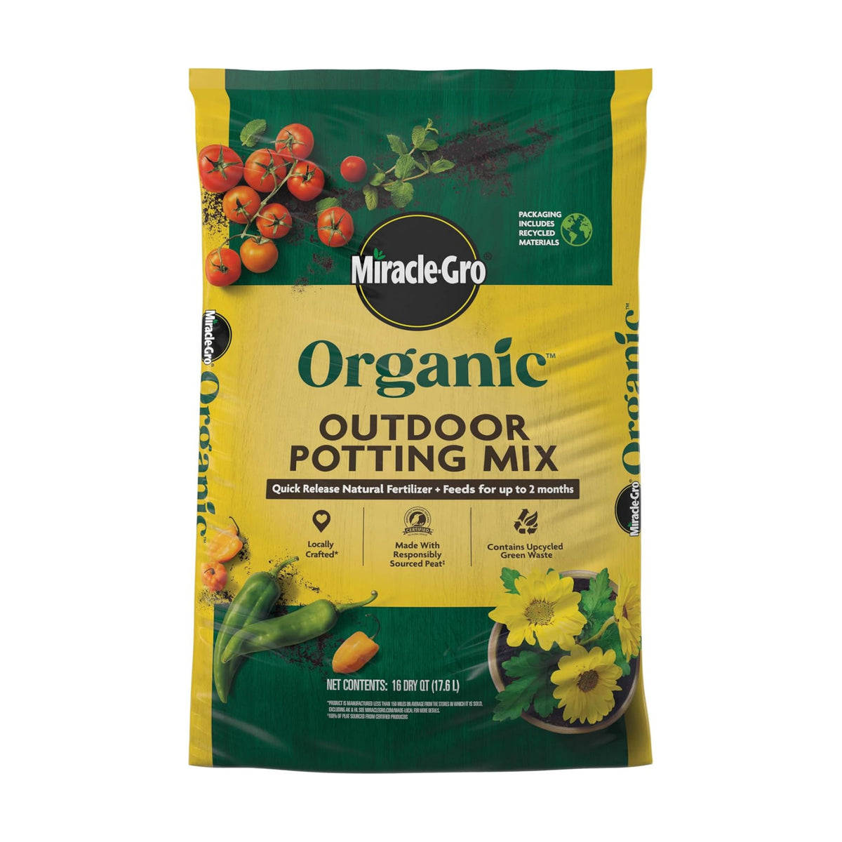 Gro Organic Outdoor Potting Mix, 16 qt.