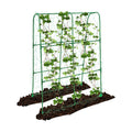 Compact U-Shaped Plant Trellis for Peas, Beans & Light Climbing Plants - Rust-Resistant, Foldable Design, Lightweight