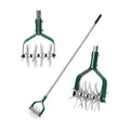 YEELOR Rotary Cultivator Garden Tool with Durable Aluminum Gears | Manual Tiller, 57″ long handle, loosens soil, mixes
