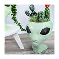 Alien Flower Pot Head Planter - Face Planter Pots Alien Head Planter Succulent Planter Ornament Fun Alien Planter for