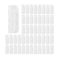 80PCS 3/4 inch Greenhouse Clips White Greenhouse Clamps | Plastic Clamps Garden Buildings Tube Clips for PVC Pipe