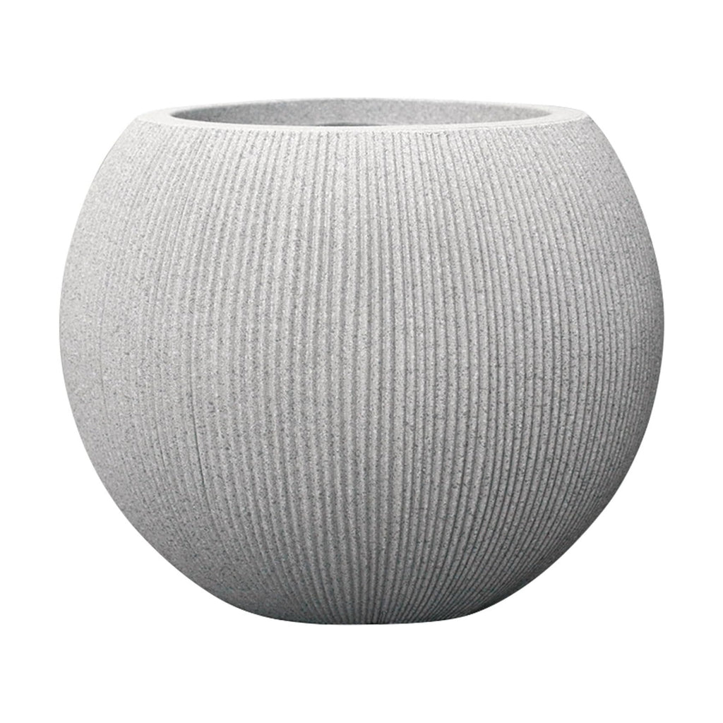 11.8" H x 14.5" Dia Large Round Plastic Planter Pot with Drainage & Plug | Indoor/Outdoor Use, UV/Weatherproof