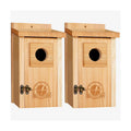 SISTERBIRD Bluebird Houses for Outside, Blue Bird Houses for Outdoors, Premium Bird House, Pack of 2 Bluebird House