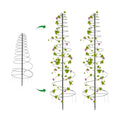 Trellis for Climbing Plants Outdoor,2 Pack Plants Trellis 44 inch Support Metal Garden Trellis for Plants Flowers Light