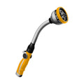 RESTMO Watering Wand Heavy Duty, 15-Inch Long Hose Nozzle Sprayer | 10 Spray Patterns & Thumb Flow Control, Metal