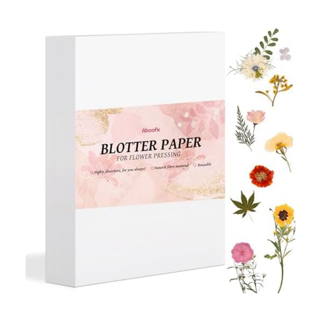 Aboofx 42 Sheets A4 Blotting Paper for Flower Press