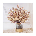 5 Pcs Fake Flowers, Real Touch Babys Breath Artificial Flowers, Champagne