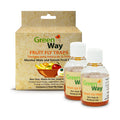 Greenway Traps Fruit Fly Trap, Indoor and Kitchen, 2 Packs (4 Traps) | Reduced Fruit Fly Infestations, Non-Toxic