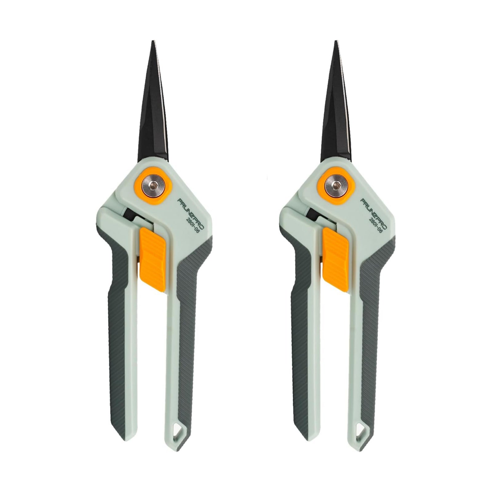 PrunePro Garden Scissors Pruning Shears Sharp Stainless Steel Non-Stick Teflon Coating Blade for Precise Cuts Garden
