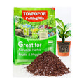 TOYPOPOR Potting Soil for All Indoor Houseplants, Contains Perlite, Peat Moss, Coco Coir and Rice Charcoal, Well Draining Potting Mix Light, Aerated Texture for Healthy Plant Roots and Fast Growth 1qt