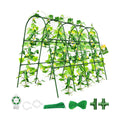 Cucumber Trellis for Raised Bed,U-Shape Garden Trellis for Climbing Plants Outdoor, Metal Arch Vegetables Trellis