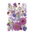 12“ Large Bulk Dried Pressed Flowers for Glass Frame, Real Dry Natural Flower Leaf for Resin Mold, Cake Decor, Holiday Decorations, Phone Cases, Invitations (Purple Haze)