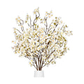 40'' Cherry Blossom Branches, 4 Pcs Faux Cherry Blossom Tree Stems Decor