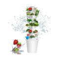 Hydroponics Tower Indoor Growing System 30-Plant Vertical Garden Planter Indoor Smart Garden Kit with Pump and Movable